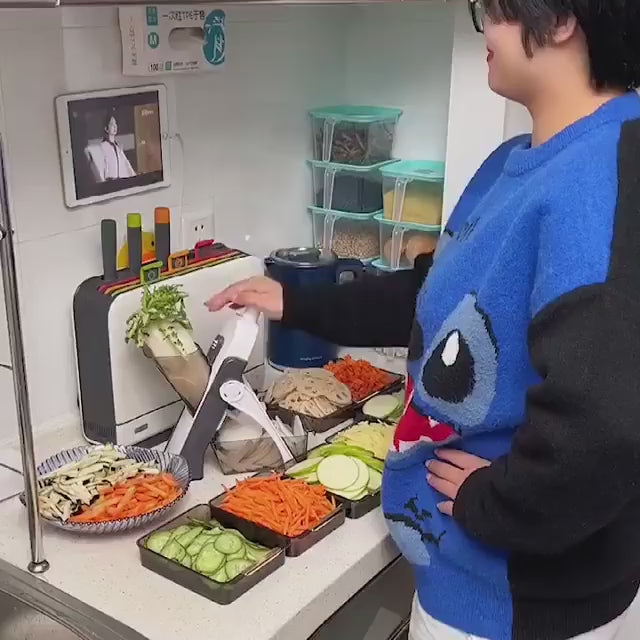 Cortador de Verduras Multifuncional Manual