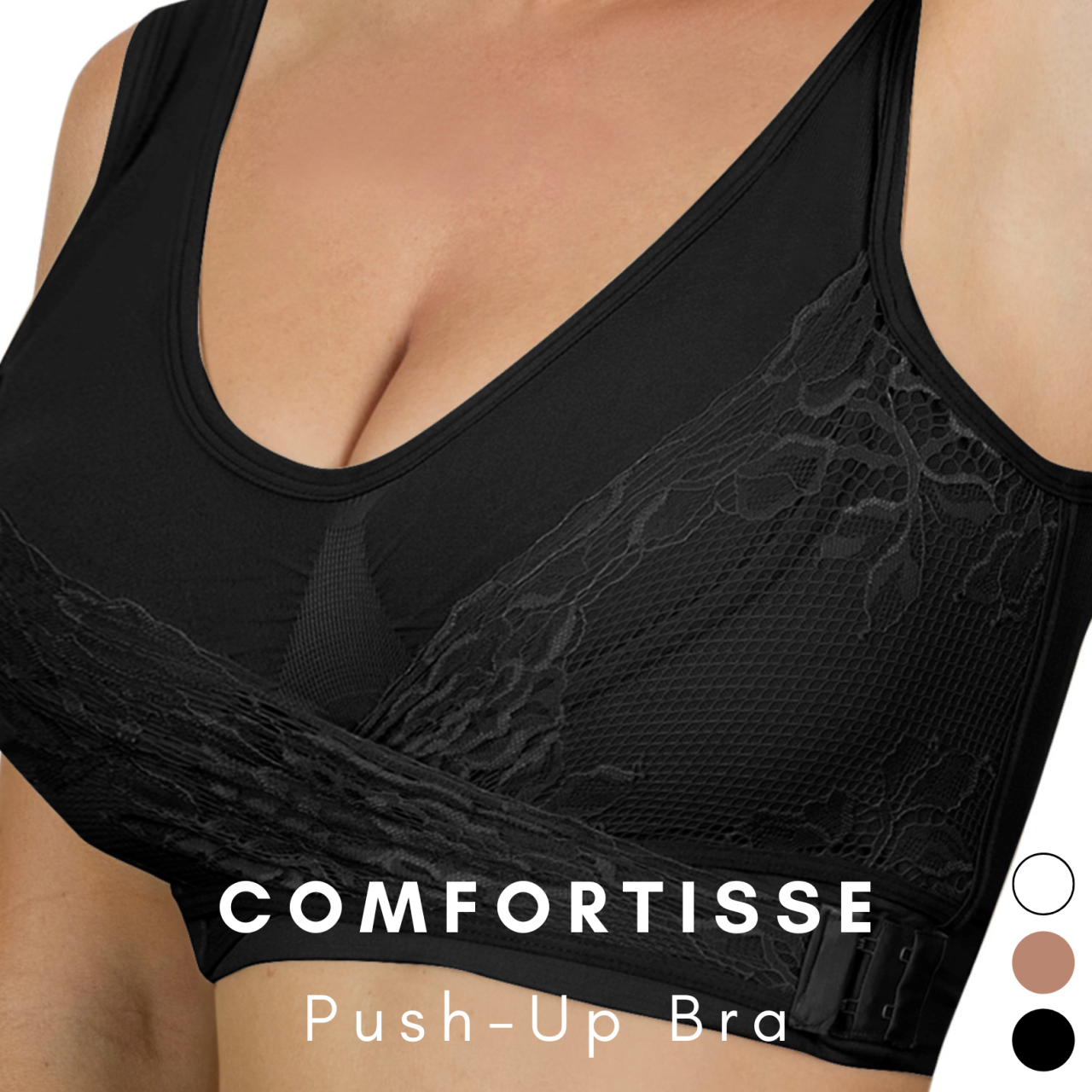 Conjunto de Soutiens  Push Up (3 peças)