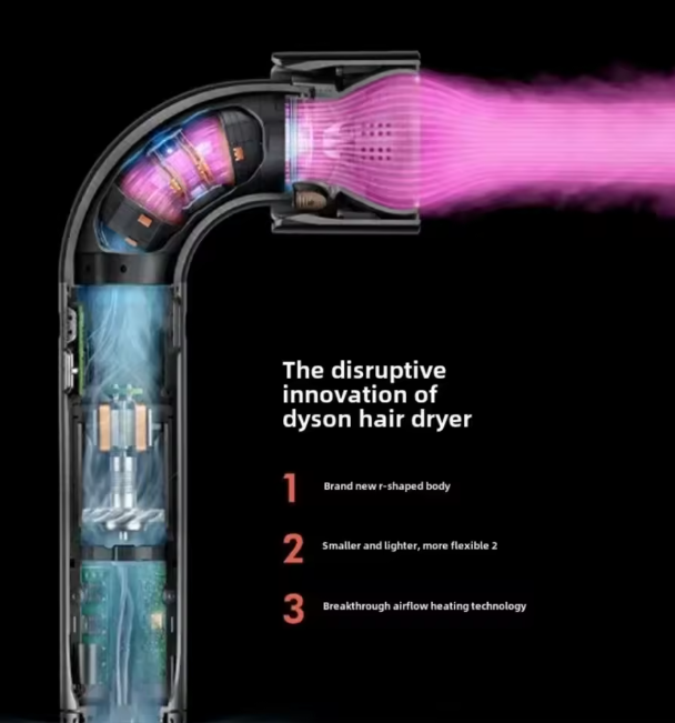 Súper Secador de Pelo Profesional com 4 bicos