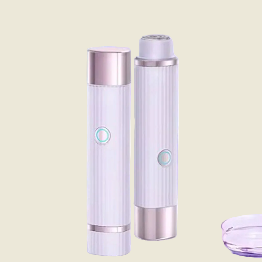 Depilador Portátil Com Dois Cabeçal