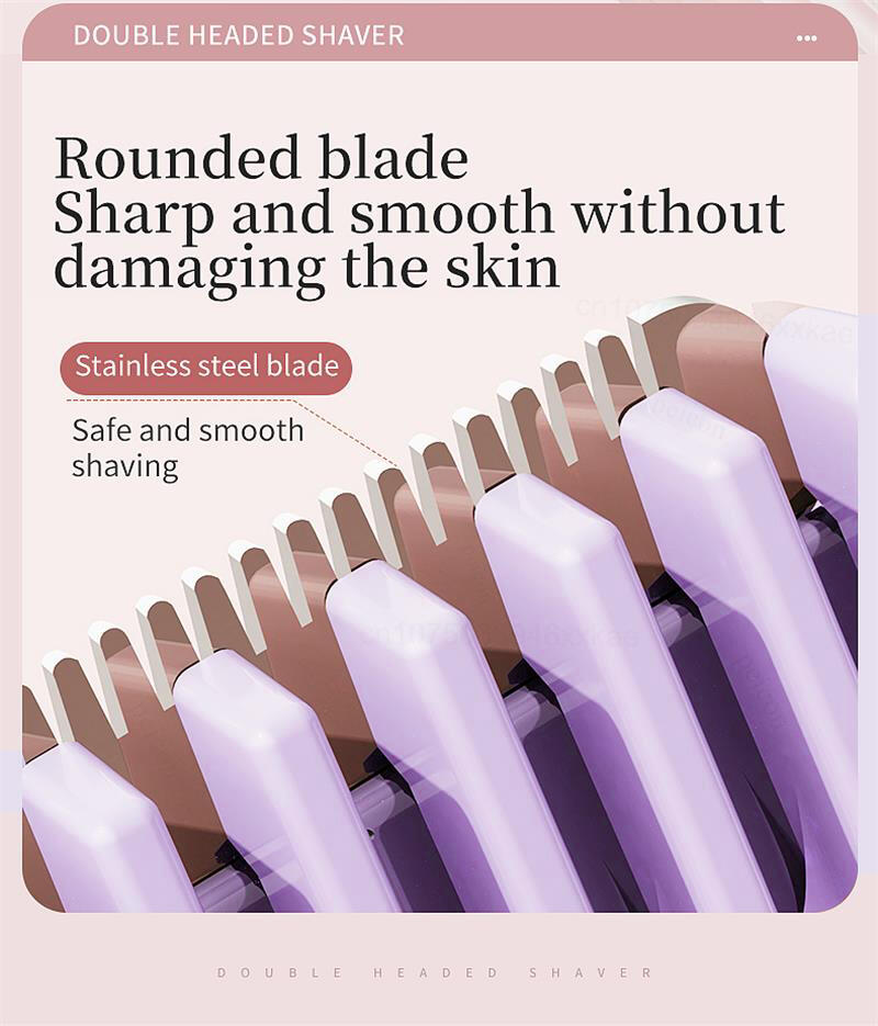 Depilador Portátil Com Dois Cabeçal