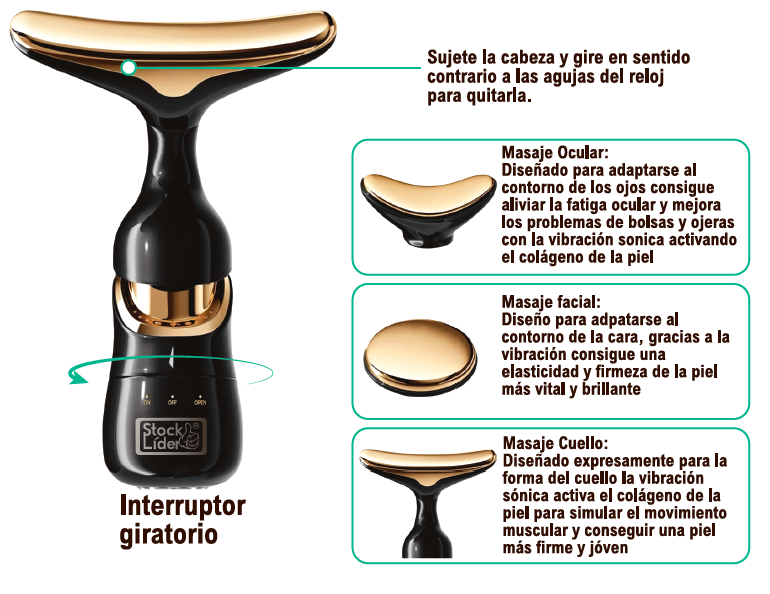 Massageador Facial Rejuvenescedor